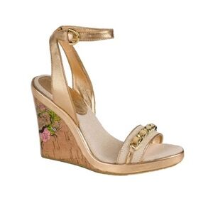 Coach Ellette women's wedge heel pump shoes